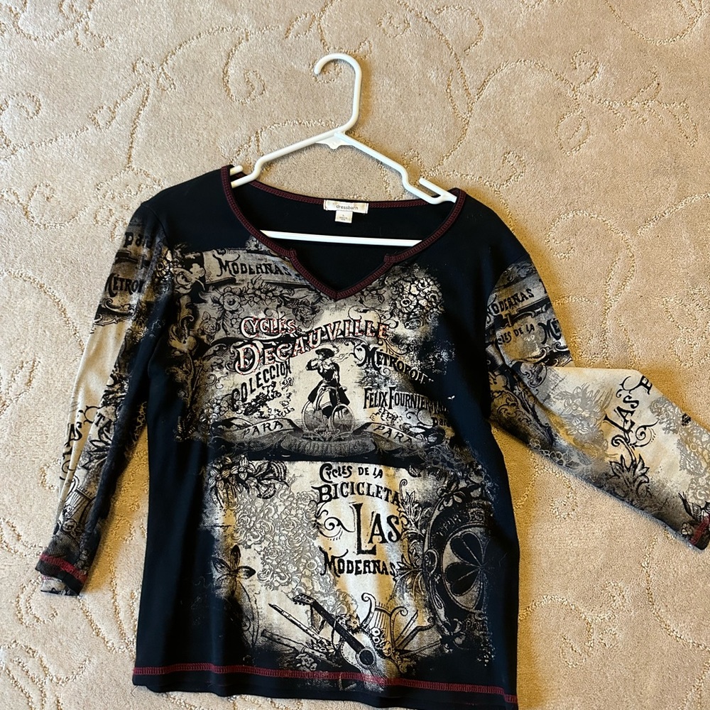 dress barn long sleeve shirt